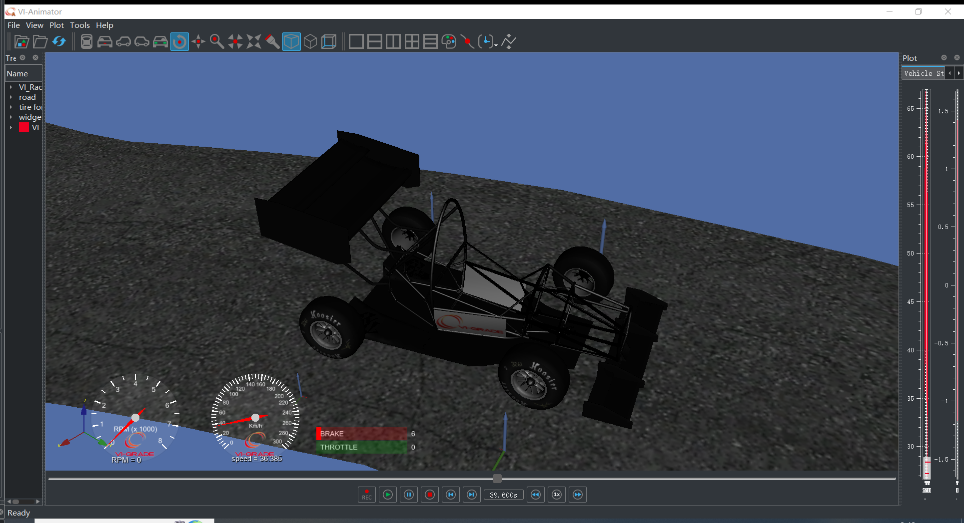 VI-grade simulation 1